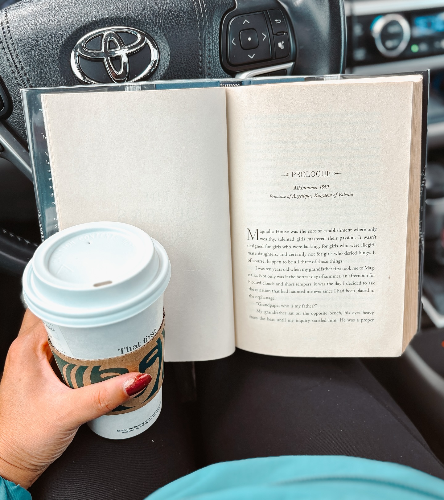 A rainy day calls for slow coffee sips and library books. 😌