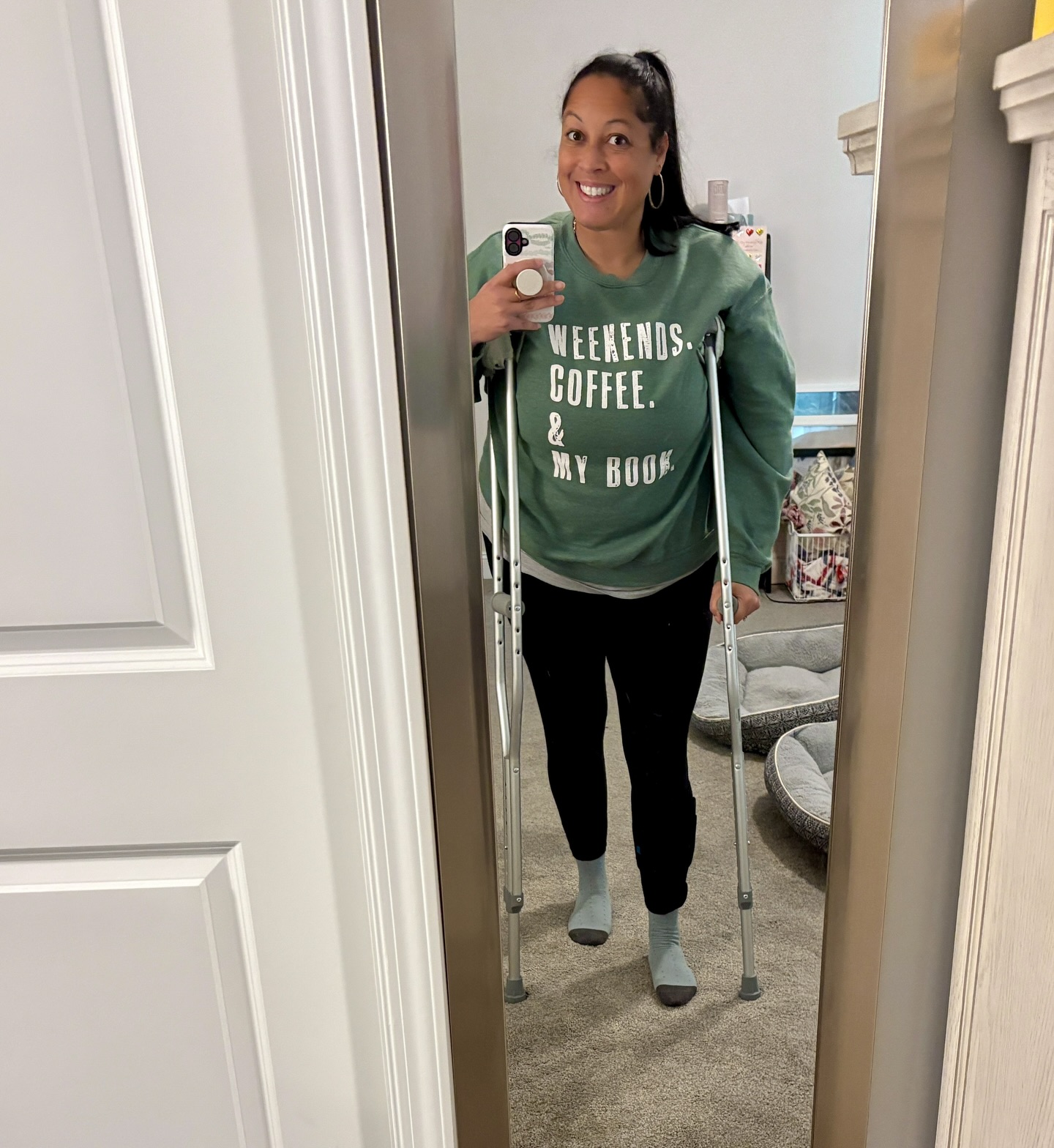 One thing about me: I will do everything in my power to show up when it matters. 

Grateful for a better brace, a single-story house, and the ability to fully move all my other extremities. 

Oh and mostly accessible locations for everything else.