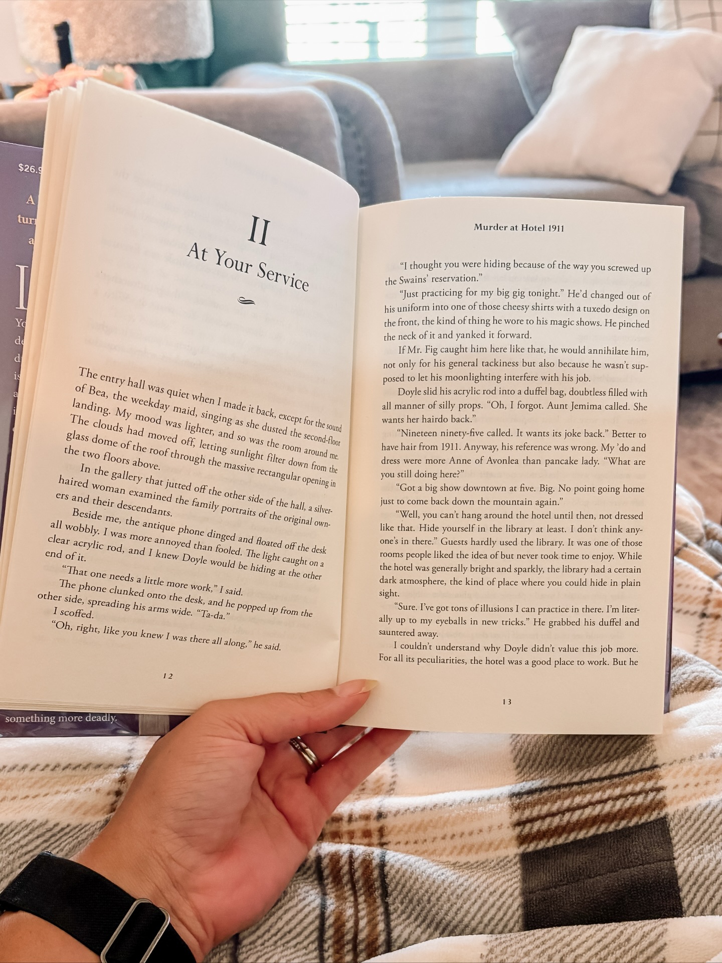 Started a new book. It’s got me hooked, so that’s a good sign.