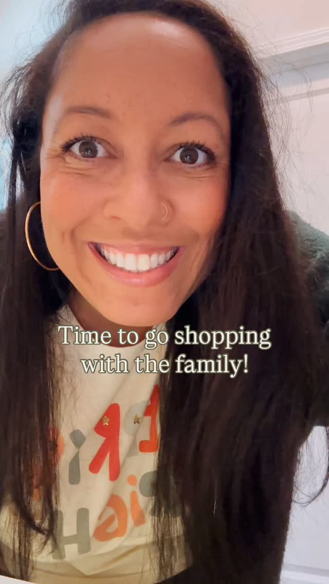 Oh hey 👋🏽 I actually got dressed in something other than leggings today. 

Shopping for a new family tree ornament today. And going to check out all the Christmas lights around. 

Happy Saturday friends!!

#familystrong #momlife #dressforjoy