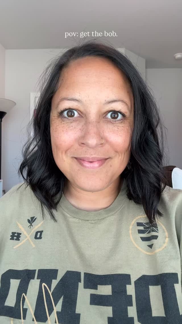 This is your sign. Because hair grows back. But cutting that weight off just does something for the soul.