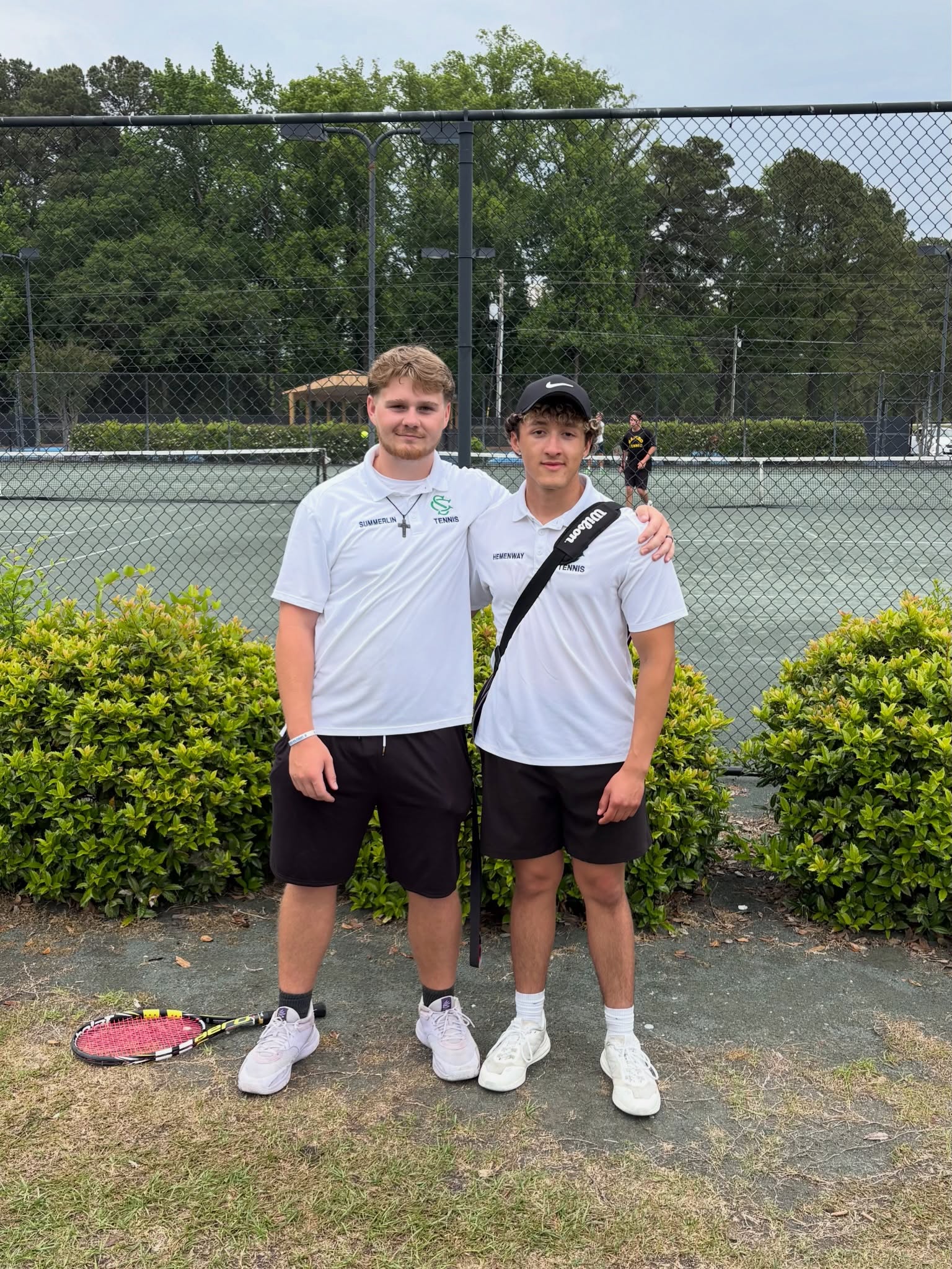 That feeling when you make it to the quarterfinals of Regionals. 🎾😄💪🏽

What a great season guys!! We are so proud of you!