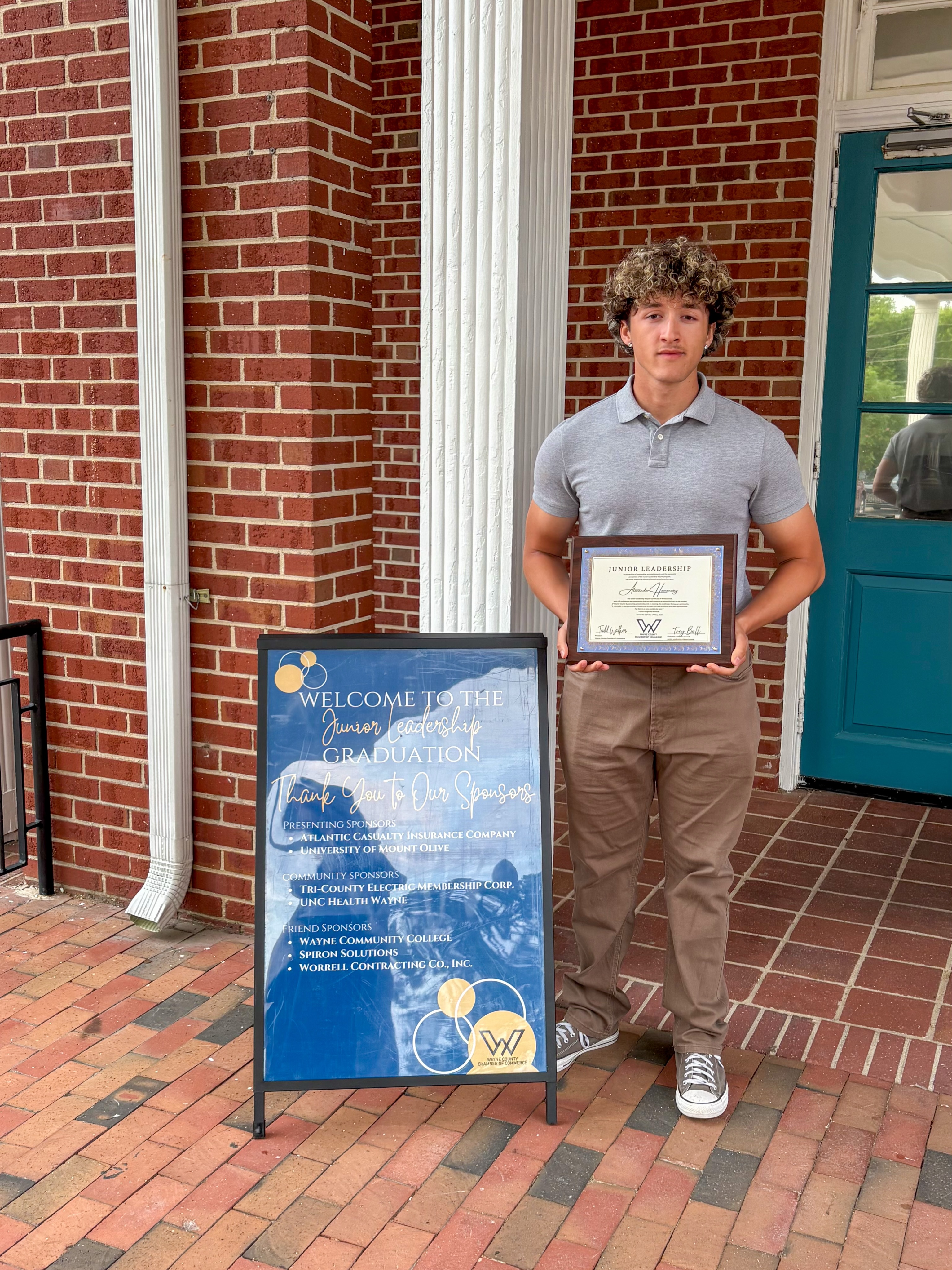 I am SO extremely proud of Alex! He applied as one of many other students in Wayne County to the Junior Leadership program through the @waynecountychamberofcommerce . He was chosen to attend their Discovery Day where he participated in the next round of selection. He did very well presenting himself there and was selected to the final core group of 30! He has had the opportunity to attend a session each month, learning about and visiting different careers/locations. 

Tonight they all presented their advocacy project: Education. And then graduated from this wonderful program!

Way to act on what you wanted and accomplish this significant achievement. 

We love you!!