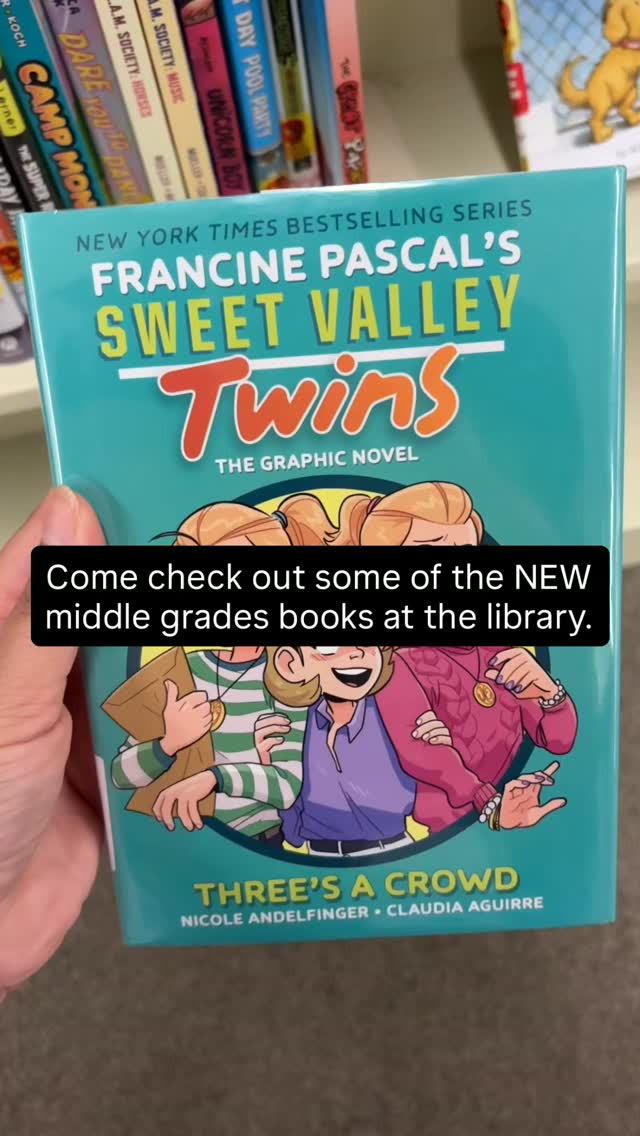 I love finding books for you. Come say hi and check out something NEW to you!

#middlegrades #booksaremyjam #library #juvenilefiction